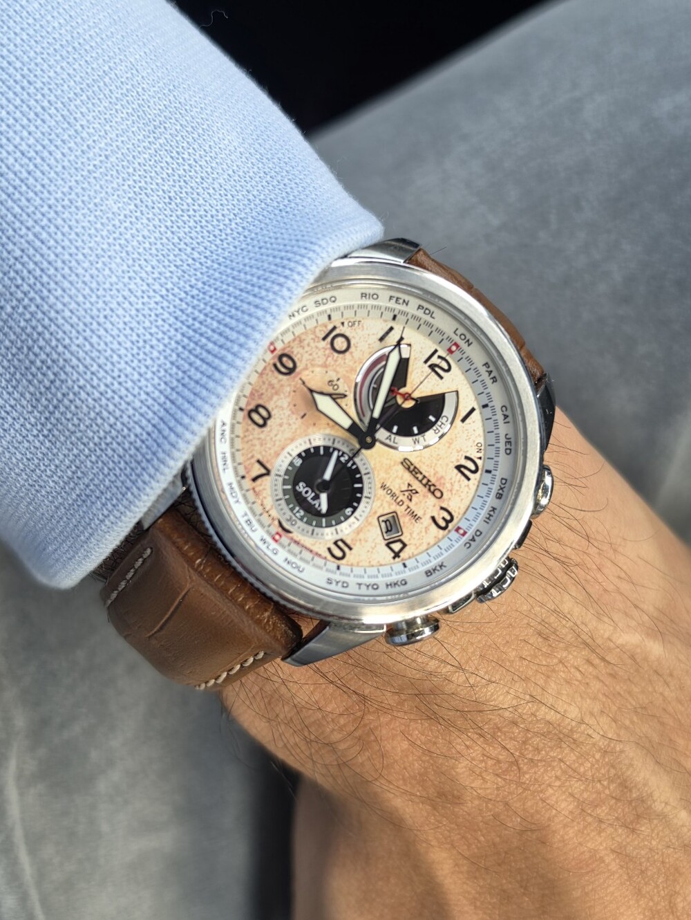 Seiko World Timer Watch